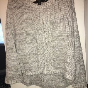 WHBM NWT Sweater/poncho, detachable scarf/cowl M